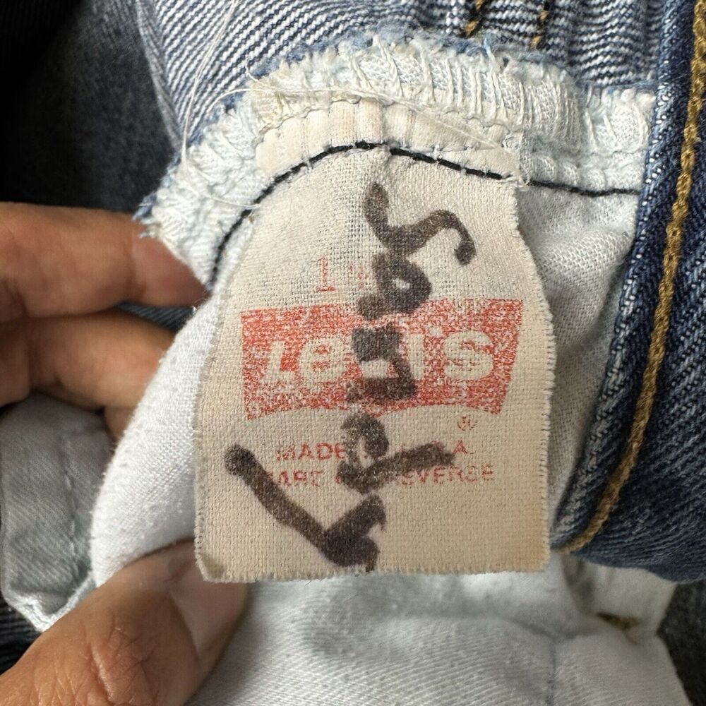 Vintage LEVI'S Women's Acid Wash 16505-1212 High Waisted Jeans 30x27 - Picture 12 of 16